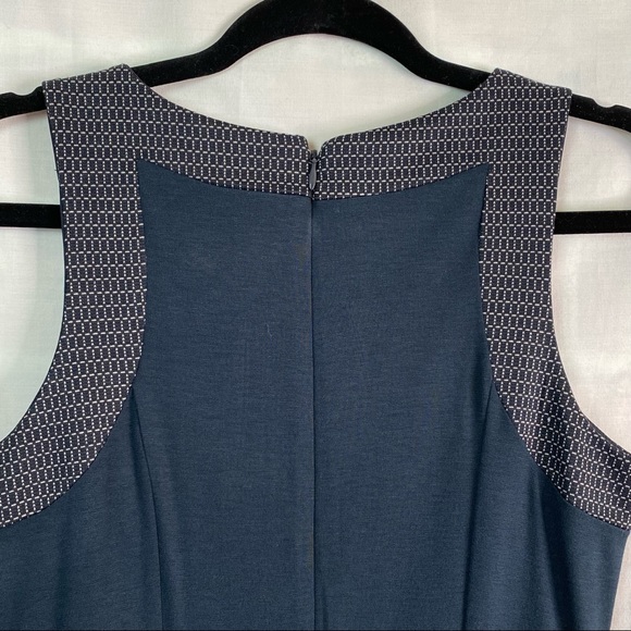 Banana Republic Black Sleeveless Bodycon Contrast Trim Dress NEW 2 - Picture 7 of 9